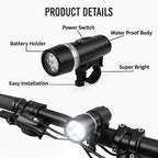 Bolt Bikes LED Light Set, Front Headlight and Rear Tail Light