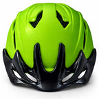 Bicycle Helmet, Neon Green With Black