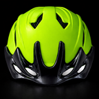 Bicycle Helmet, Neon Green With Black