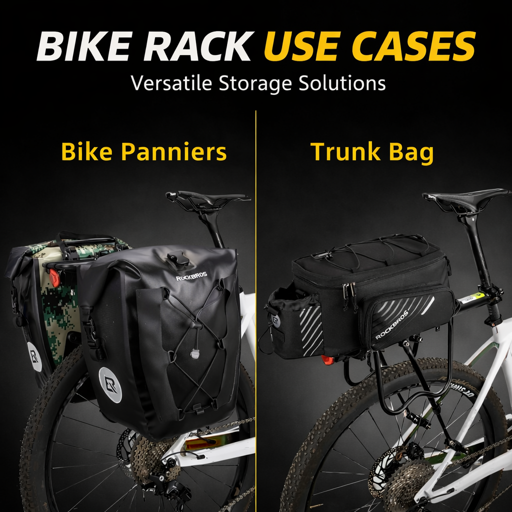 Universal Bicycle Adjustable Heavy Duty Cycle Carrier | Up to 65 kg Load | Luggage Rack