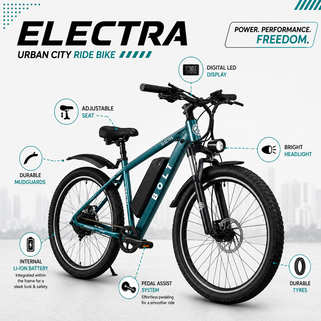 Bolt Bikes Electra E-Series | Teal Blue