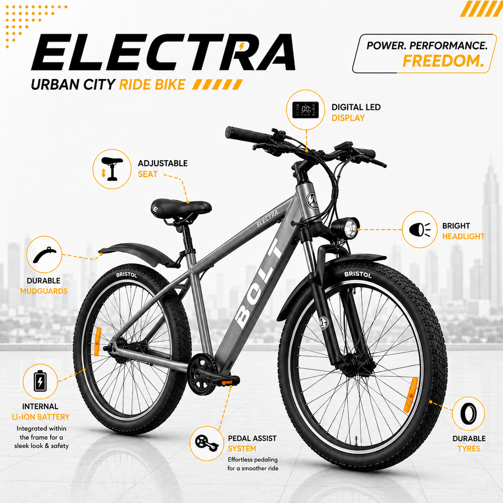 Bolt Bikes Electra | I-Series | Grey