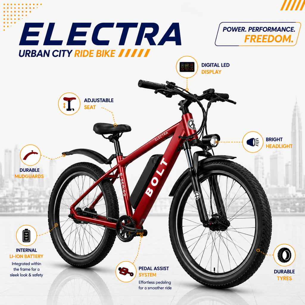 Bolt Bikes Electra E-Series | Red