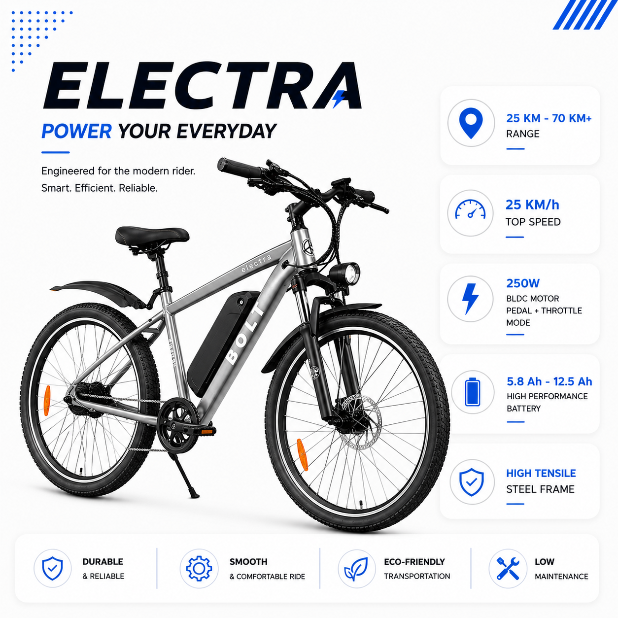Bolt Bikes Electra E-Series | Grey
