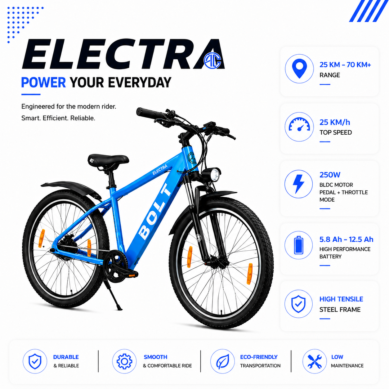 Bolt Bikes Electra i-series | Blue