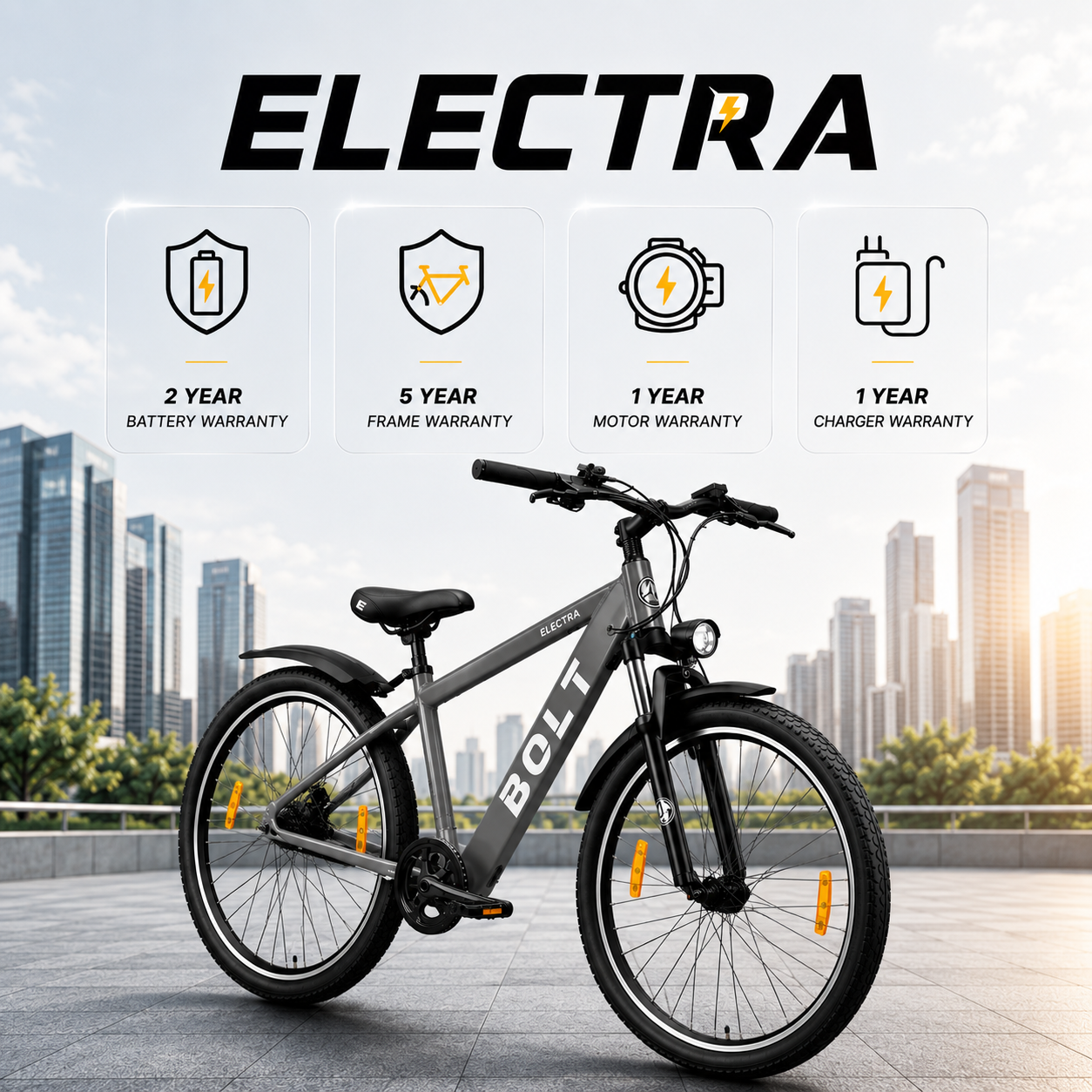 Bolt Bikes Electra | I-Series | Grey