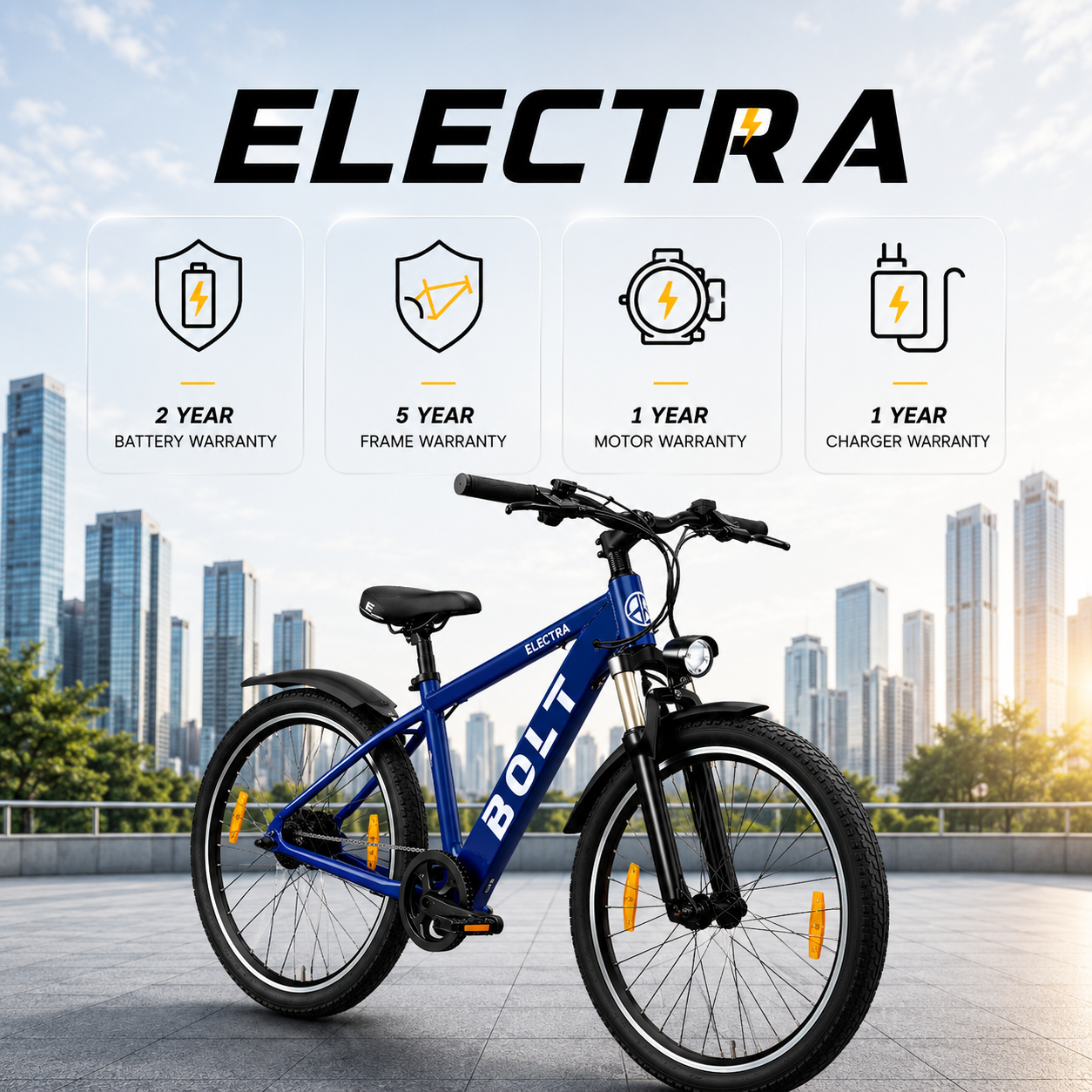 Bolt Bikes Electra | I-Series | Navy Blue