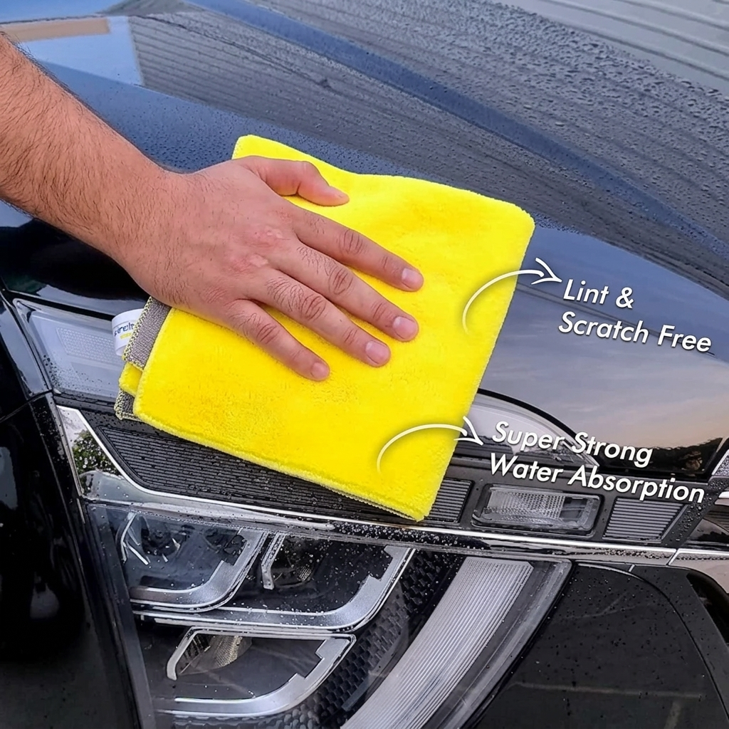 Bolt Bikes Micro-Fiber Vehicle Washing Cloth